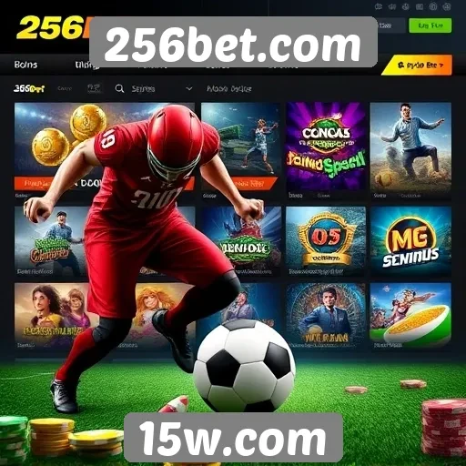 Variedade de jogos disponíveis em 256bet